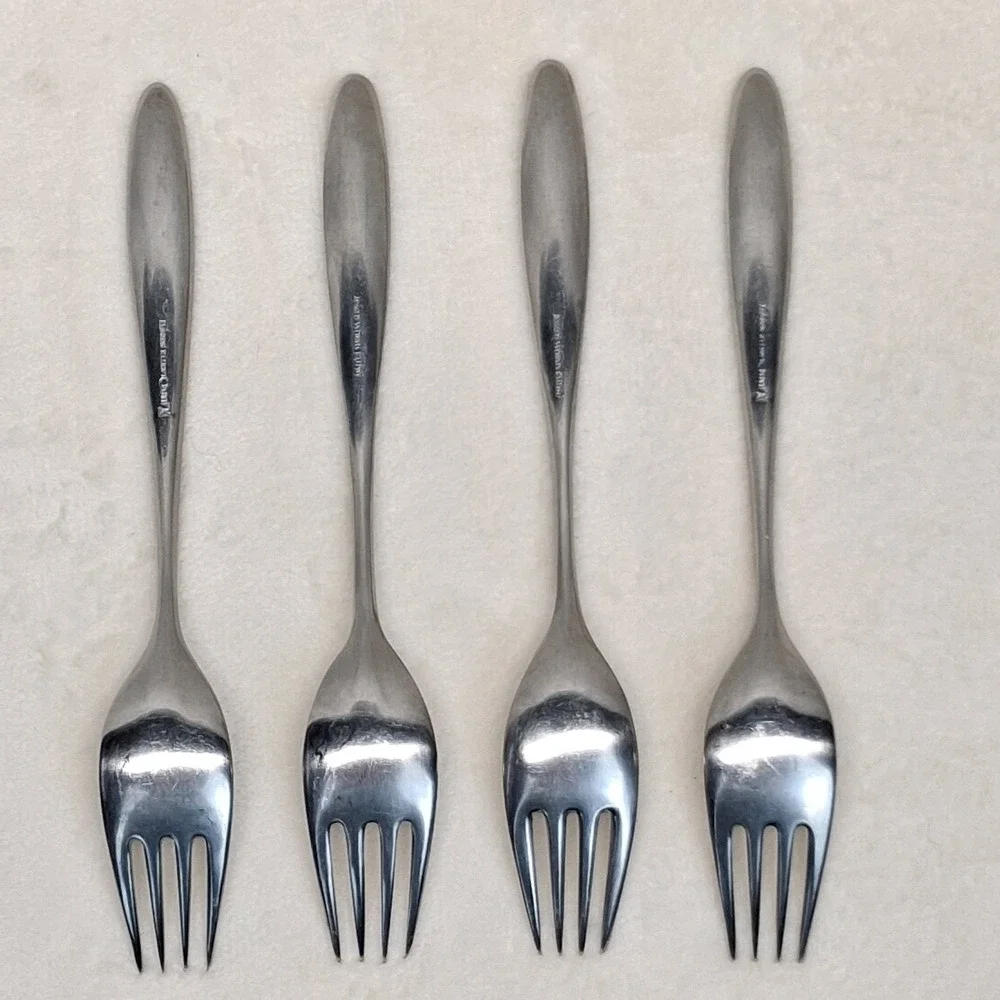 Towle Lauffer Design 2 Set of 4 Forks Stainless Steel Norway Germany